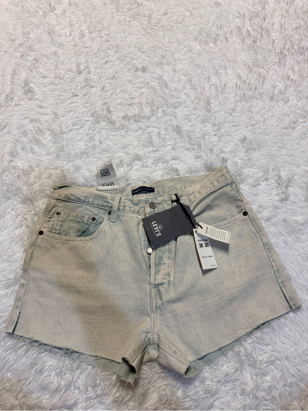 Levi's made and crafted 501 Selvedge high rise Shorts